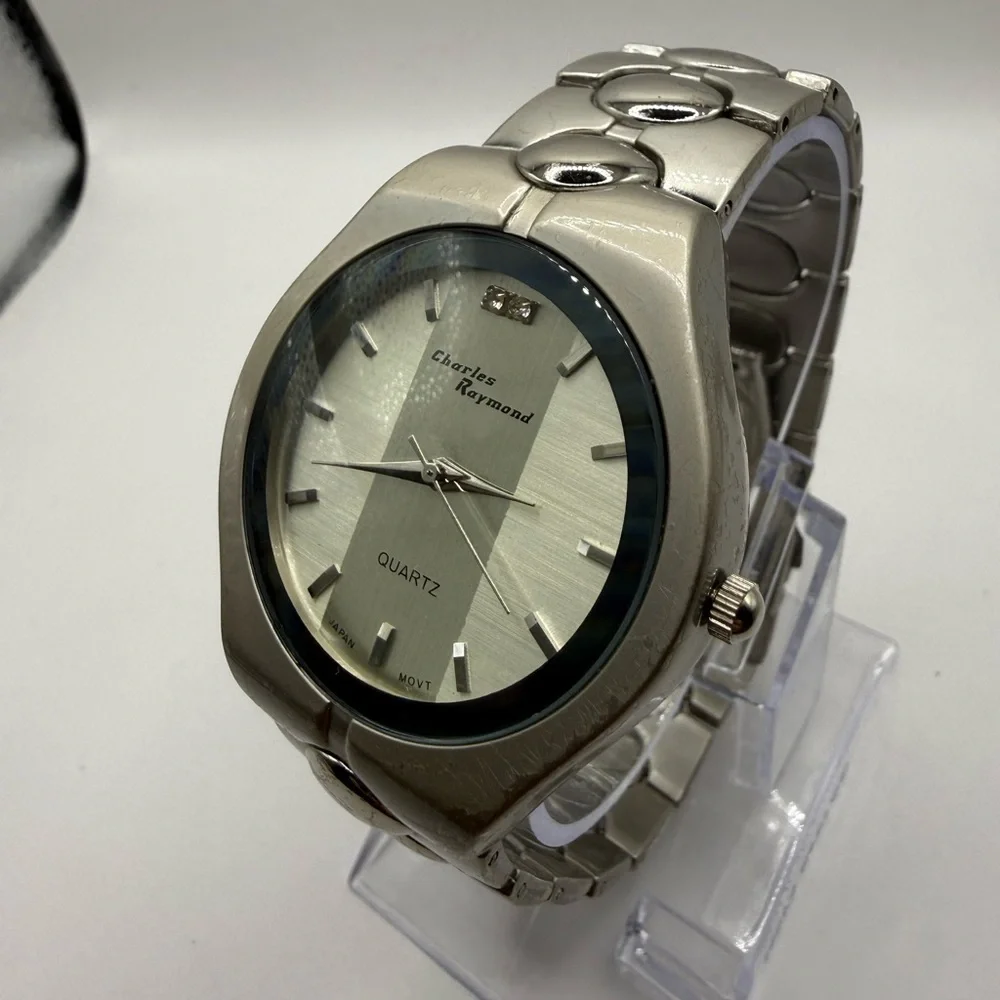 Mens Charles Raymond Silver Gradient Sector Prizm Prism Integrated (New Battery)